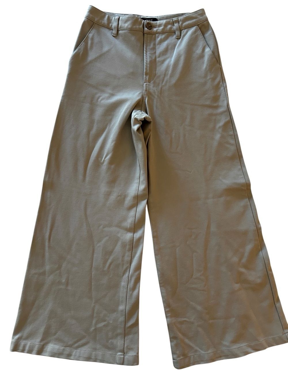 Kut from the Kloth MEG wide leg Beige/Taupe Pants size 8